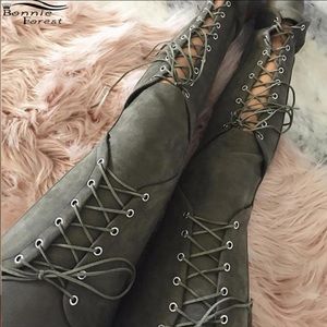 Faux suede leggings/pants